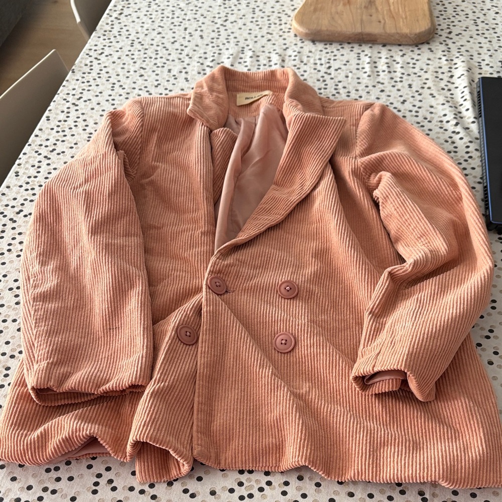 ROLLA'S Peach Corduroy Blazer